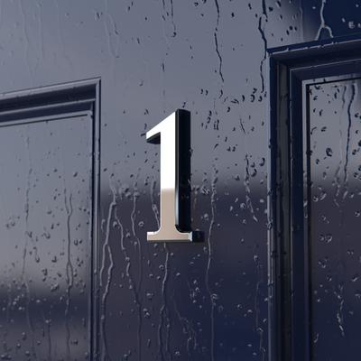 How Do You Attach Door Numbers To A Door Without Screws