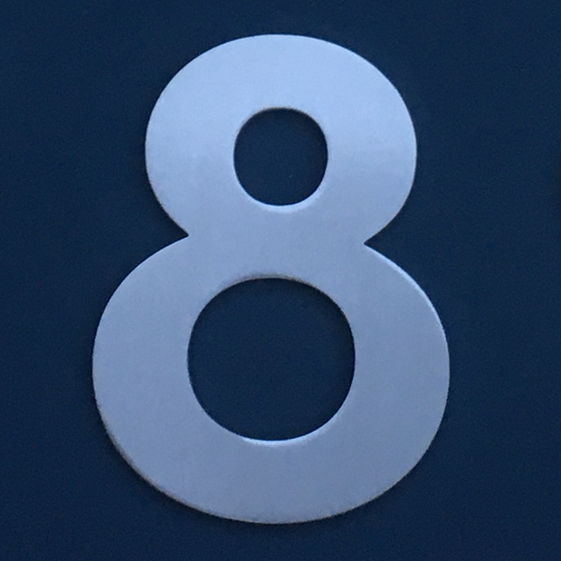 Stainless Steel House Numbers