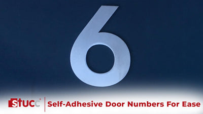 Use Self Adhesive Door Numbers for Ease