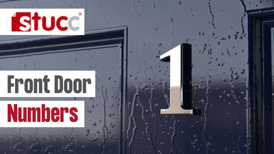 Which Kind of door numbers Look beautiful on front door?